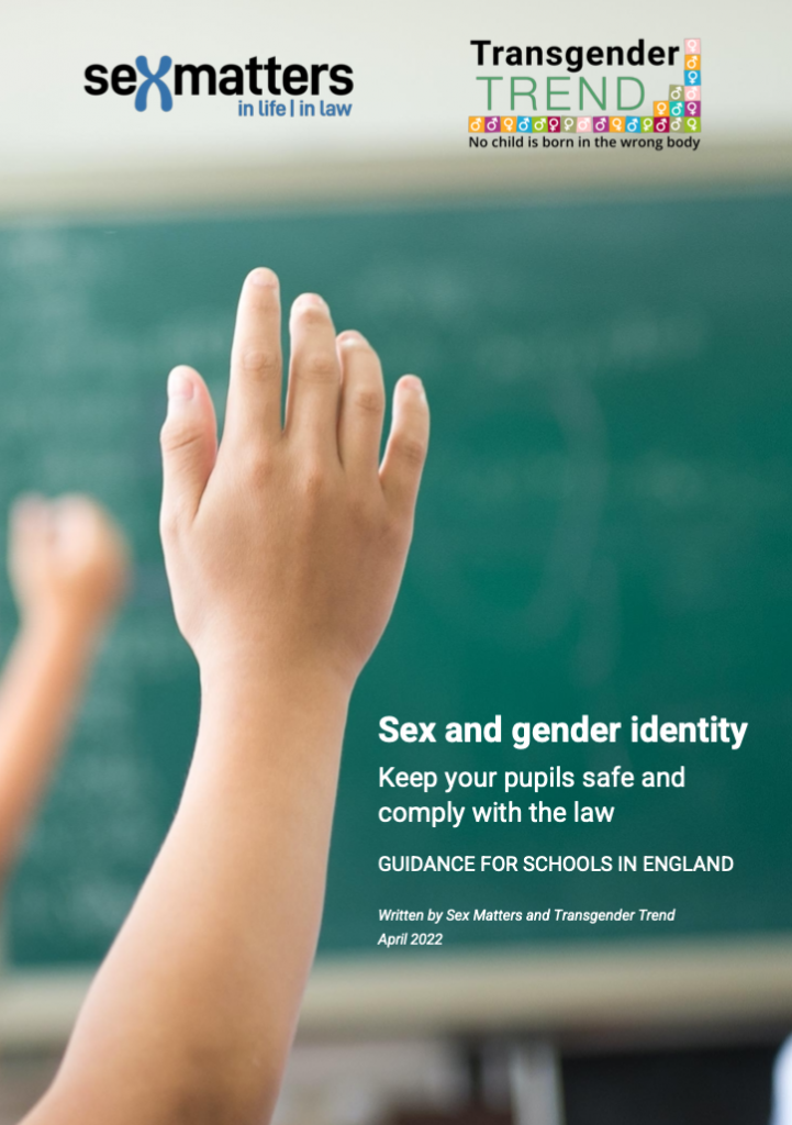 Sex and gender identity guidance for schools revised