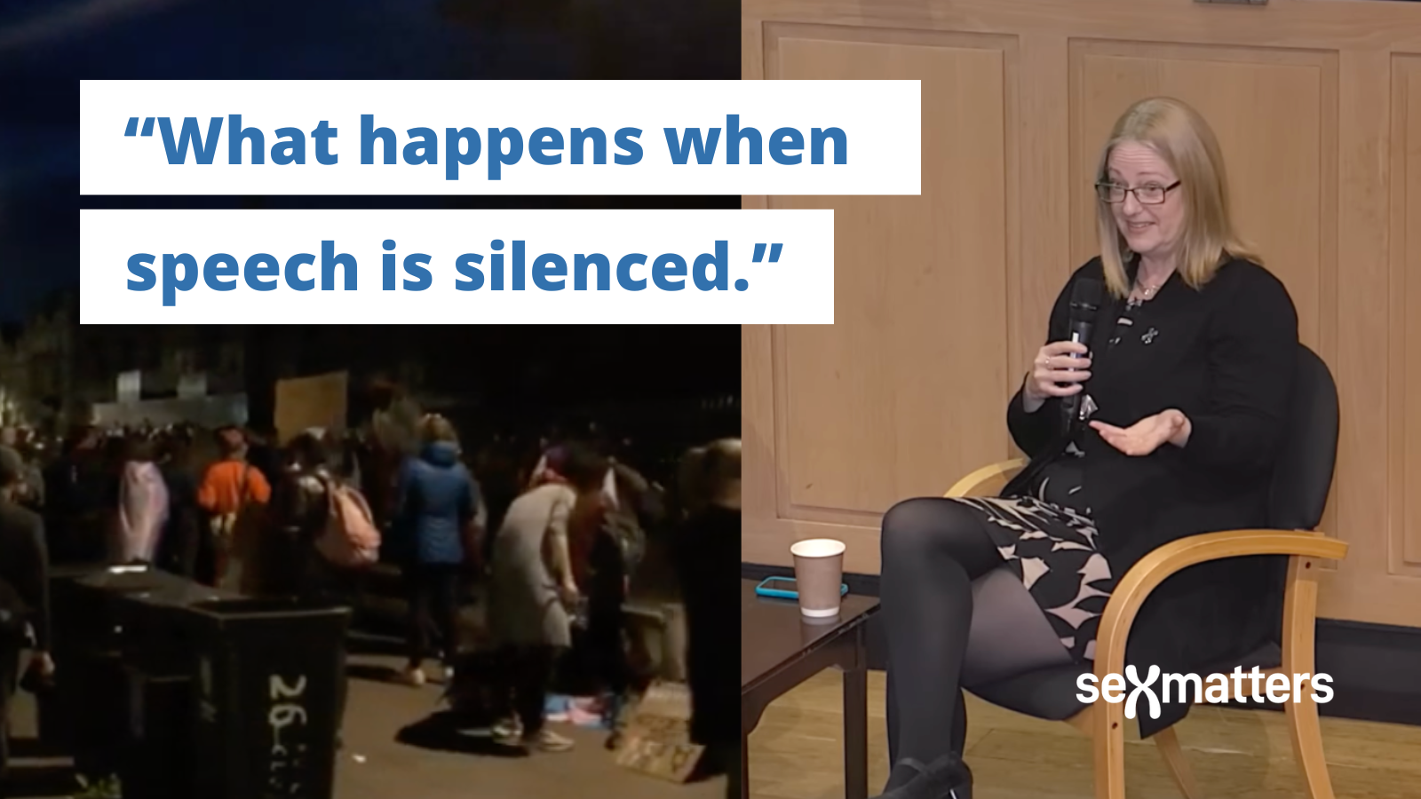 What happens when speech is silenced.