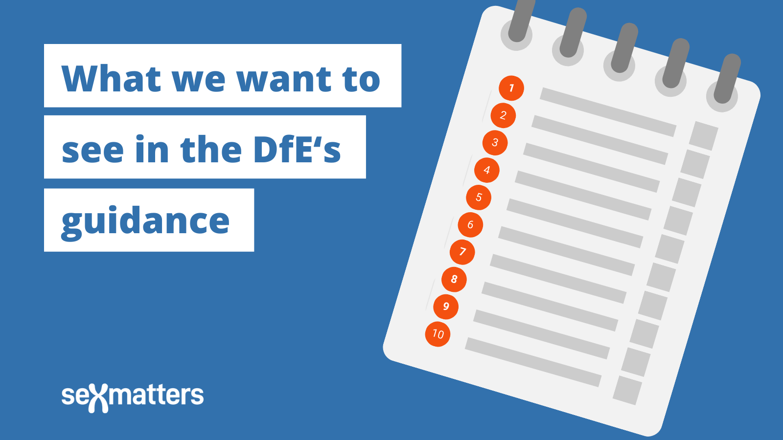 What we want to see in the DFE's guidance