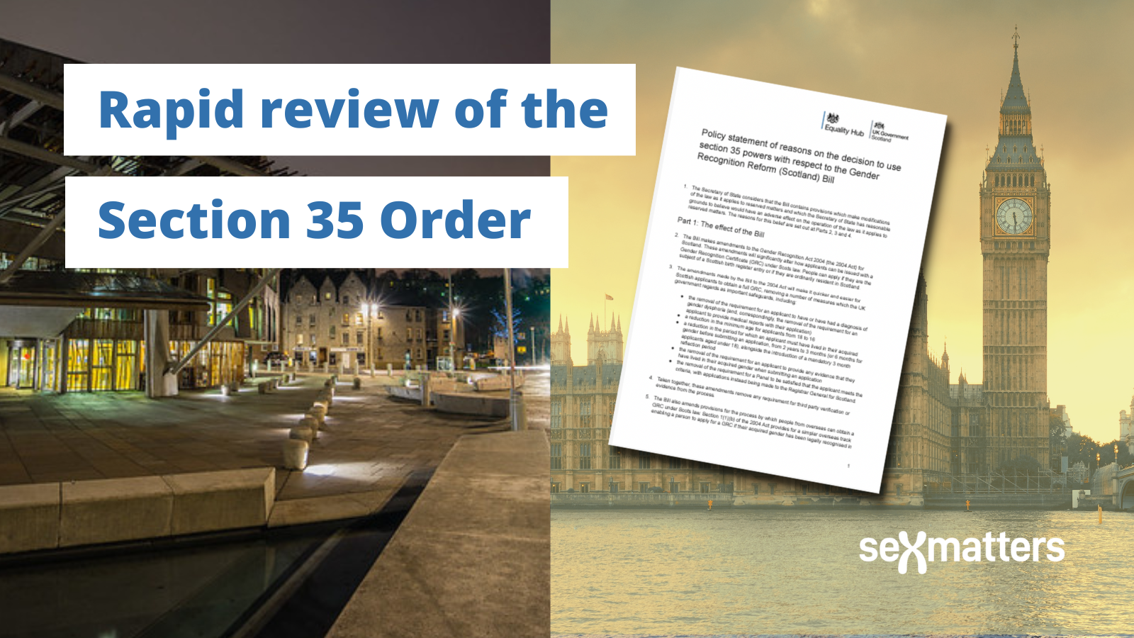 Rapid review of the section 35 order