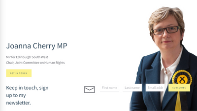 Joanna Cherry MP website home page
