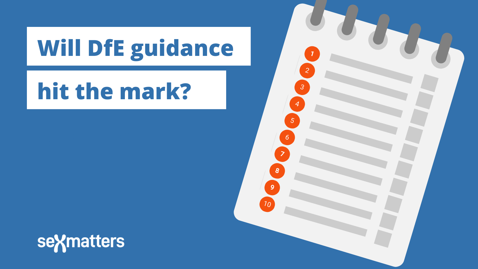 Will DfE guidance hit the mark?