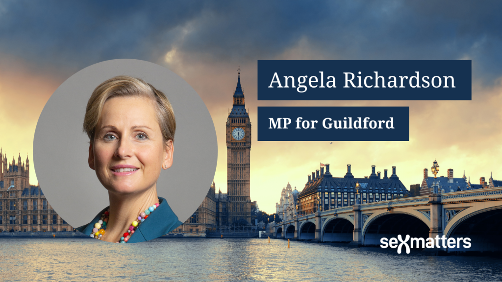 Angela Richardson, MP for Guildford