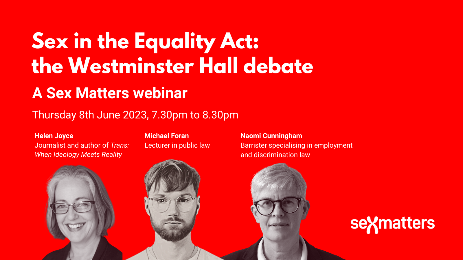 Sex in the Equality Act: the Westminster Hall debate A Sex Matters webinar
