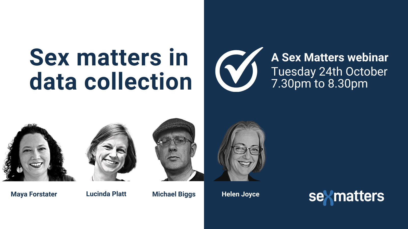 Sex matters in data collection