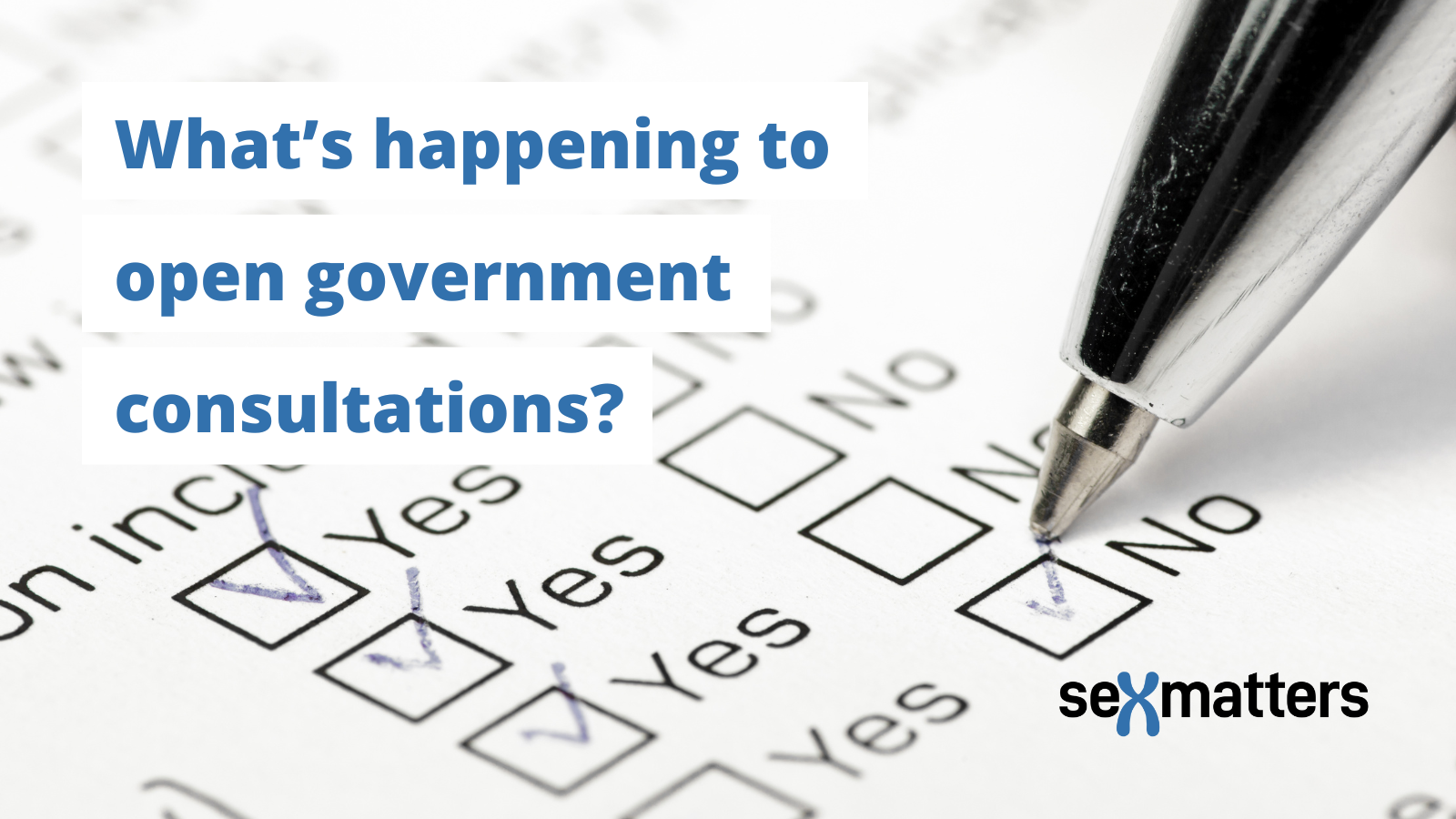 What's happening to open government consultations