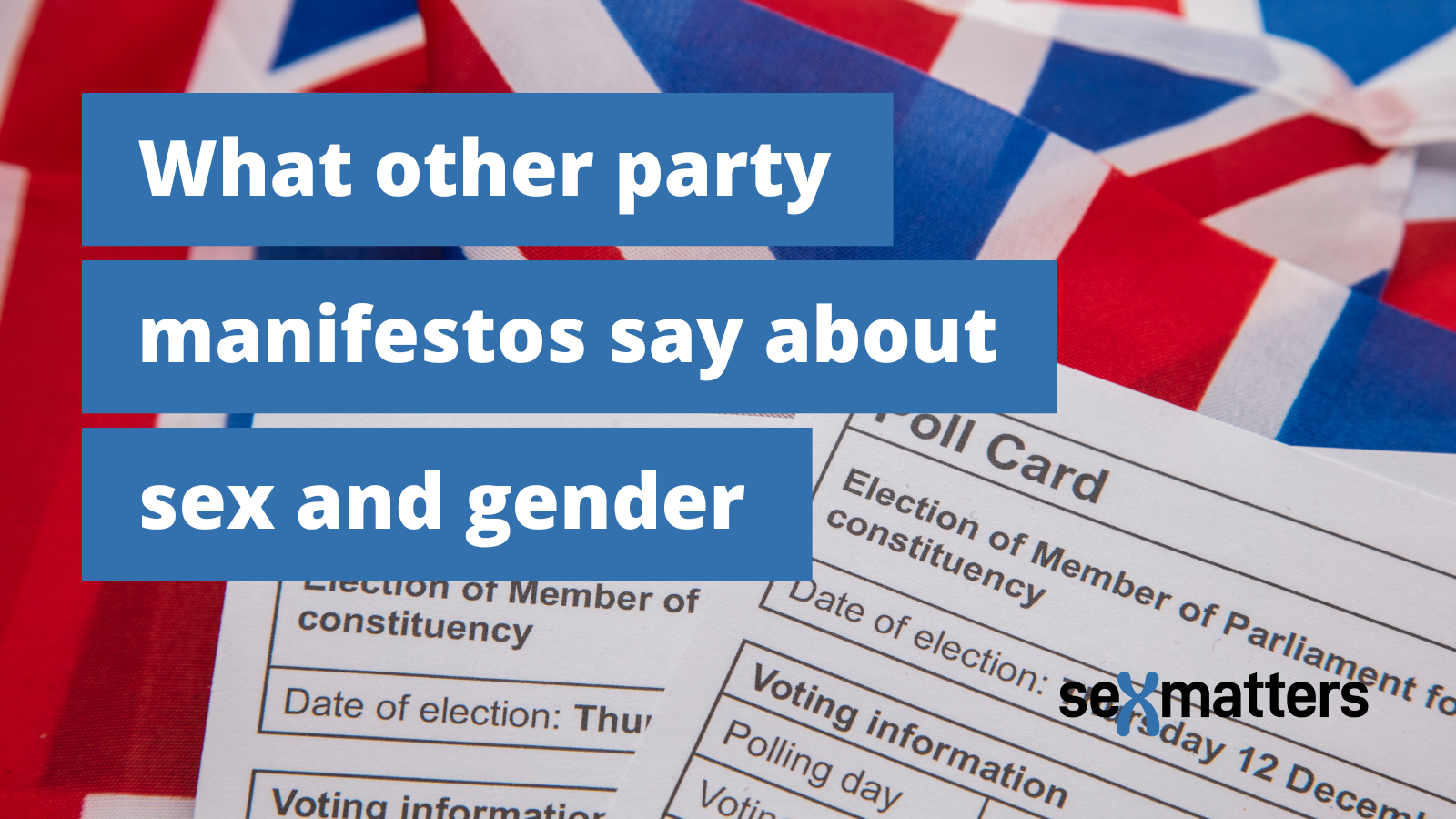 What other party manifestos say about sex and gender