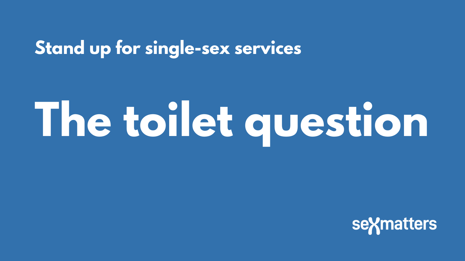 The toilet question