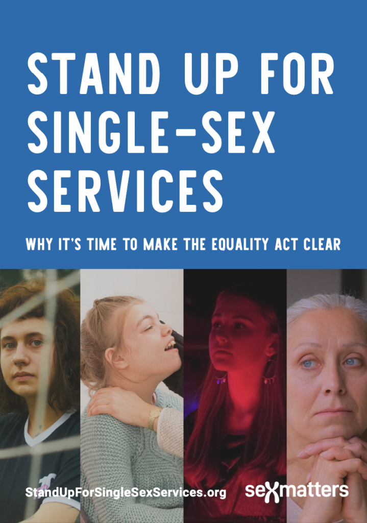 Stand up for single-sex services cover