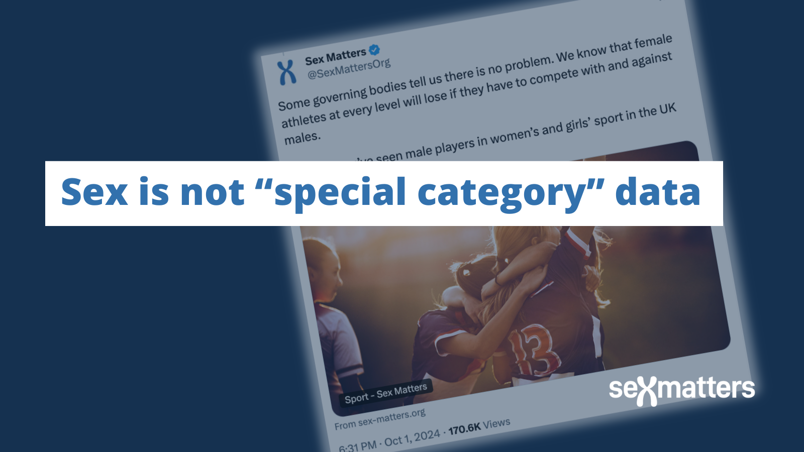 Sex is not “special category” data