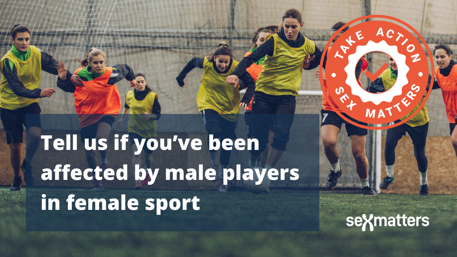 Tell us if you've been affected by male players in female sport