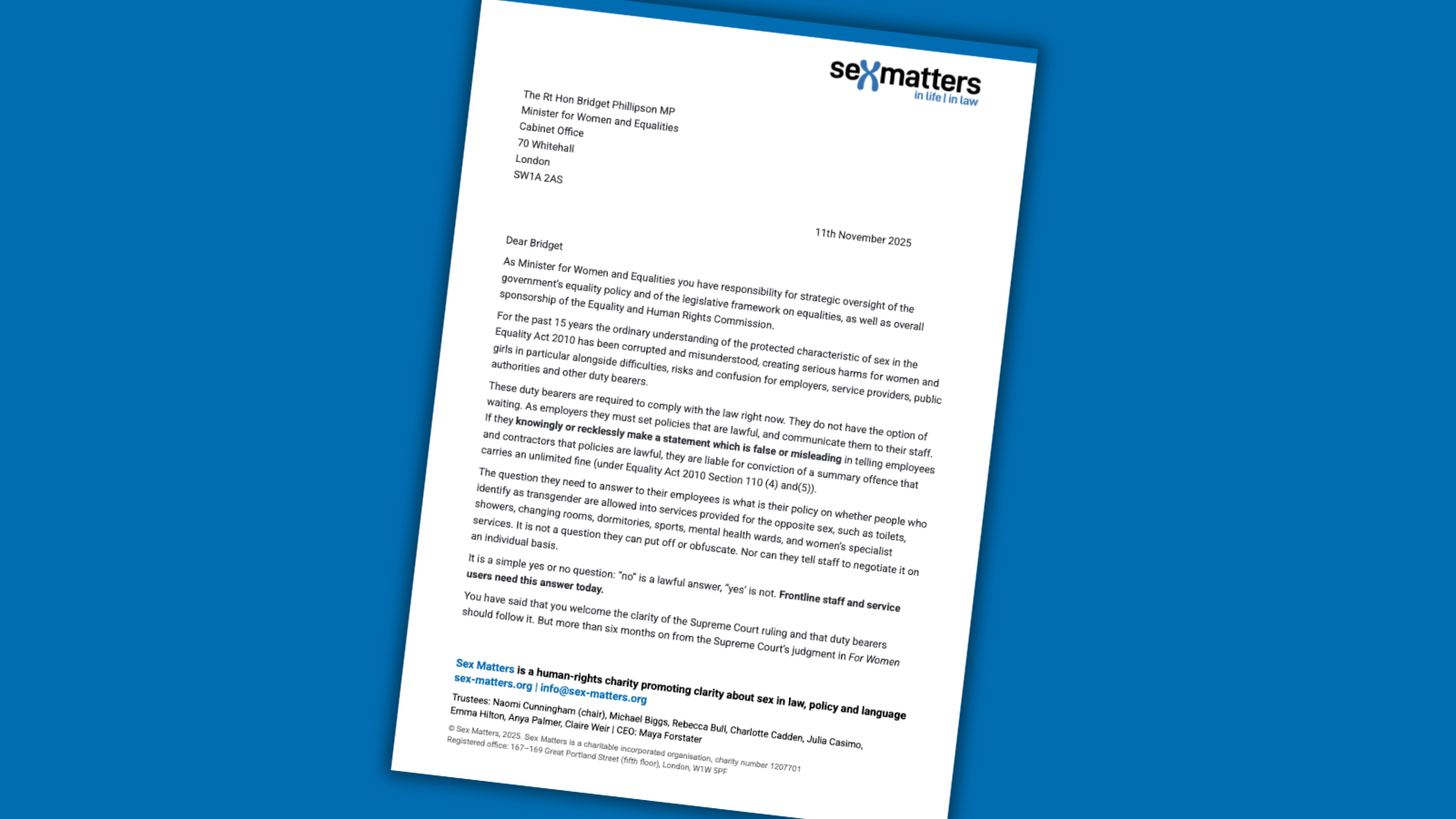 Letter Phillipson re cop