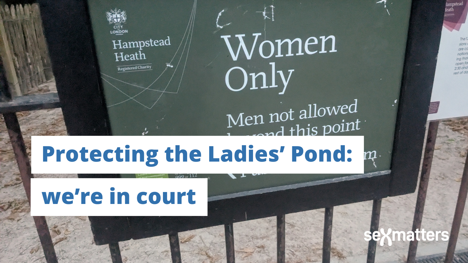 Protecting the Ladies’ Pond: we’re in court