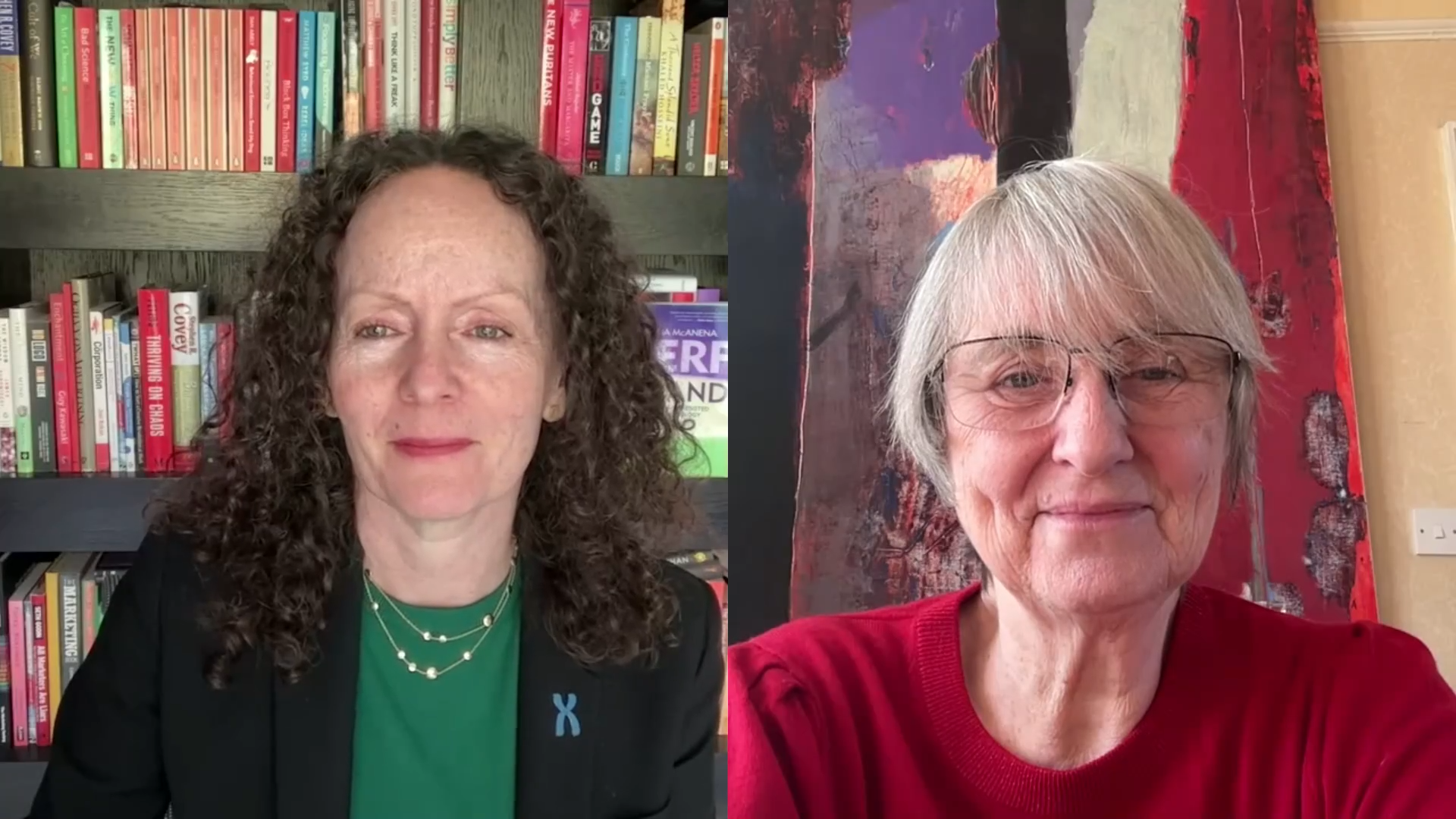Fiona McAnena and Dr Louise Irvine