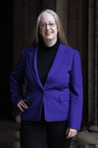 Helen Joyce three-quarter portrait smiling © Belinda Jiao