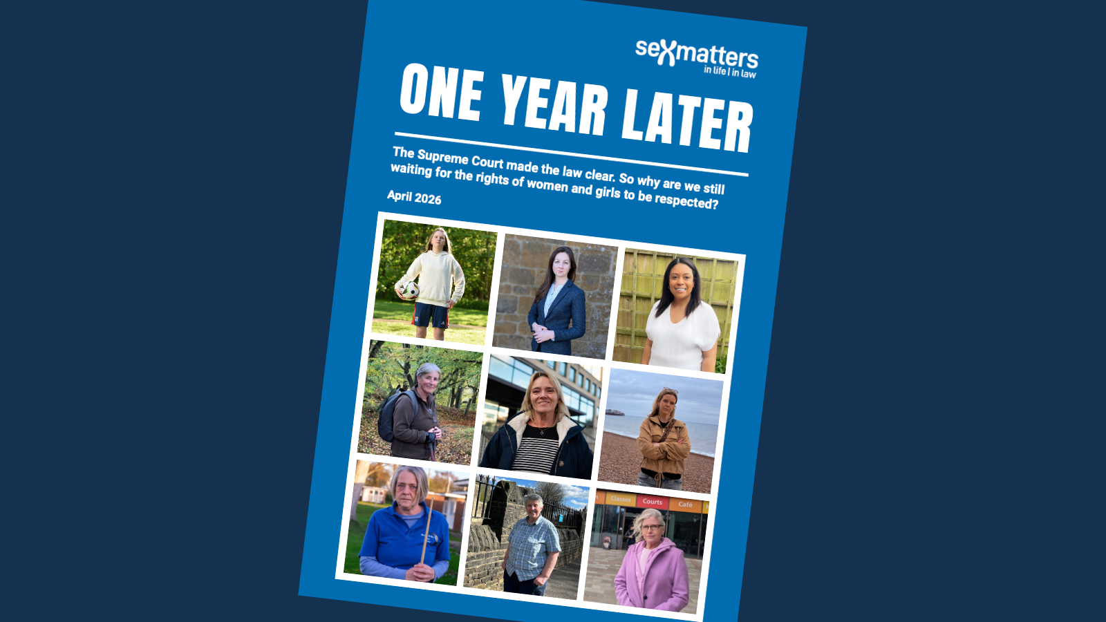 One year later cover