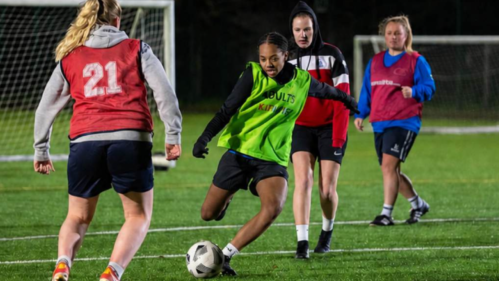 Women's football game