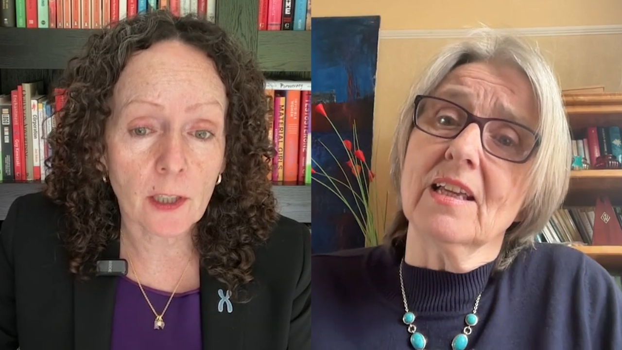 Fiona McAnena and Dr Louise Irvine